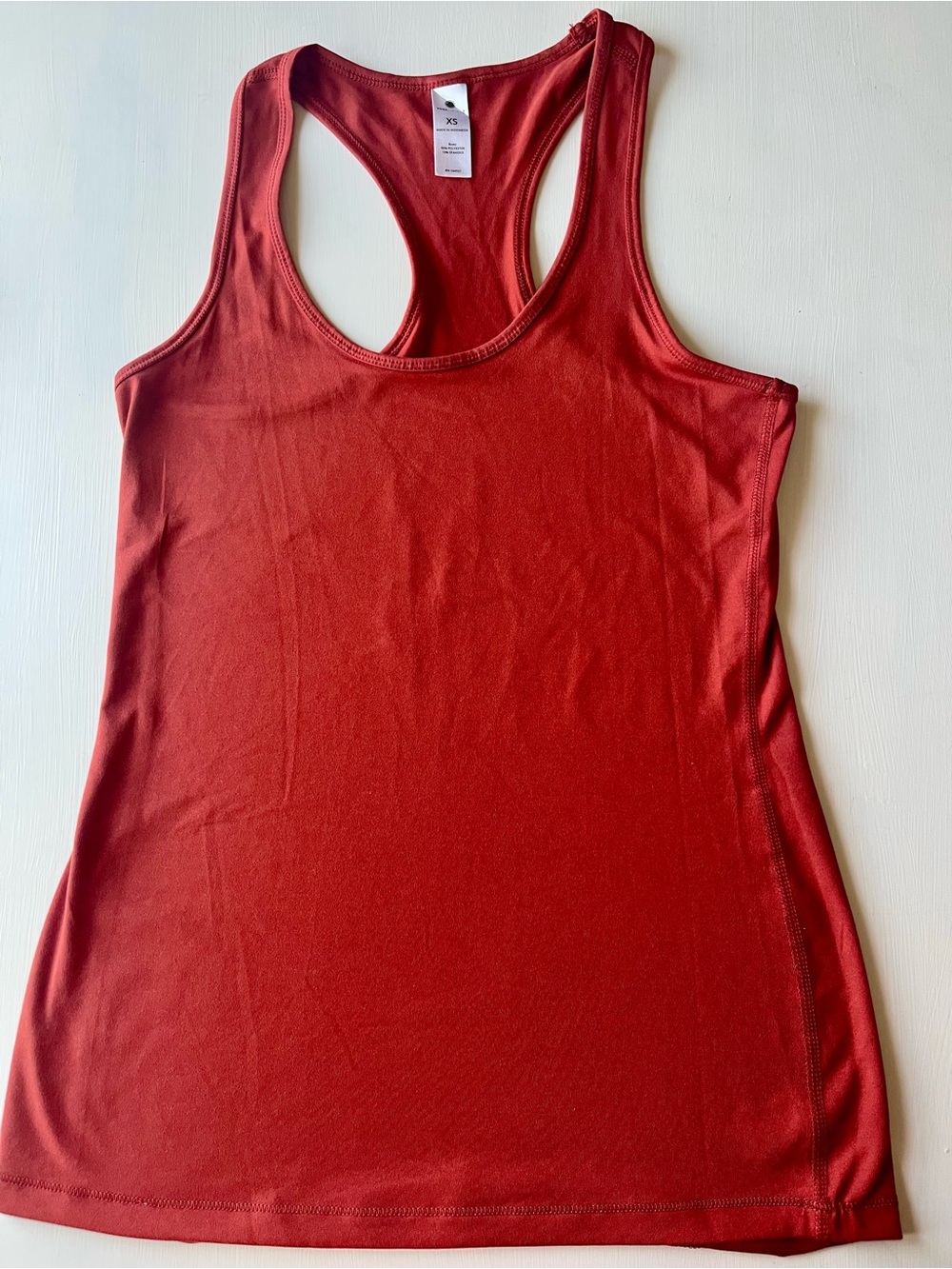 Yogalicious Burnt Orange/Red Racerback Tank Top